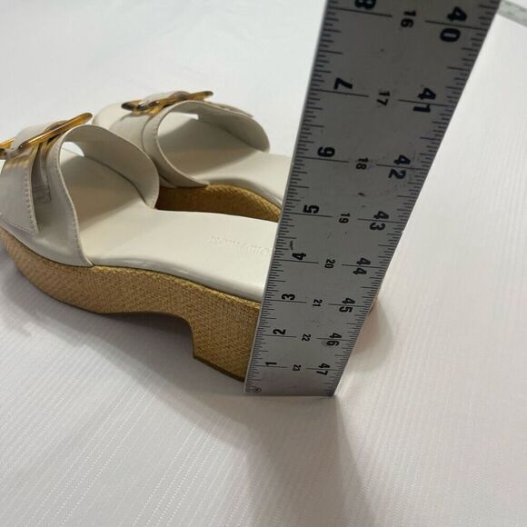Nordstrom Courtney White Platform Heels Size 7M New - Picture 5 of 10